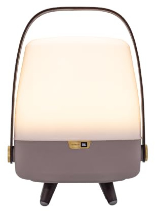 Kooduu - Lampada altoparlante Lite-up Play Mini sound by JBL - Portatile e Wireless - Connessione Bluetooth e Suono ad Alta Fedeltà, Marrone Terra