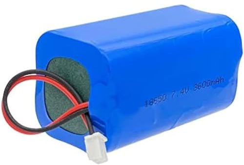 HELINAZI Batería de Iones de Litio 18650, 7,4 V, 3600mah/5200mah, batería Recargable para megáfono, Altavoz, Linterna, Banco de energía con Enchufe XH,3600mah