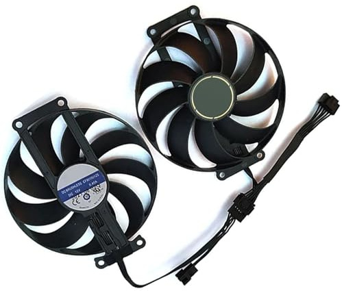 Graphics Card Cooling Fan Replacement for ASUS RTX 3060 3060Ti Mini Dual RTX 2060 2070Ti GTX1660Ti Dual EVO GTX1660 GTX1660 Super OC Gaming Series 90MM CF9010U12S 12V 0.45A 6PIN GPU Fans (2PCS)
