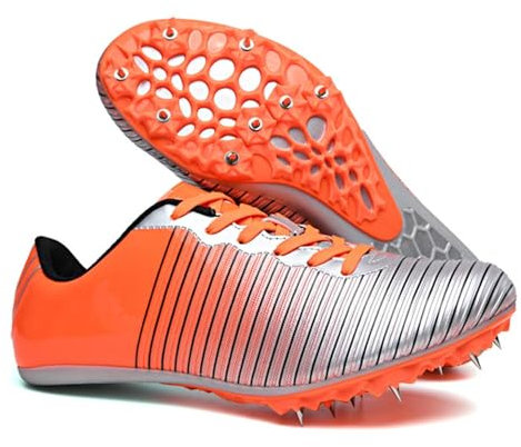 Zapatillas de Atletismo con Clavos para Hombre: Zapatillas de Deporte Profesionales para Carreras y Carreras, Zapatillas Deportivas para Saltos de Longitud y lanzamientos de Velocidad