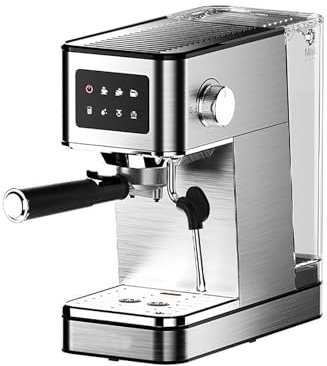 Machine à café Professionnelle, Machine à Expresso Portable, Pression de Pompe de 20 Bars + buse Vapeur pour Mousse de Lait, Machines à Cappuccino pour la Maison, Machine à Express