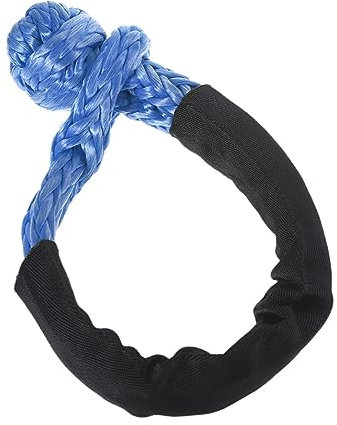 Leistungsstarke 45.000 Pfund Bruchfestigkeit, weicher Schäkel, Offroad-Seilwinde, 1/2 x 22 Zoll, robuste Schäkel for Offroad-Autos(Blue)