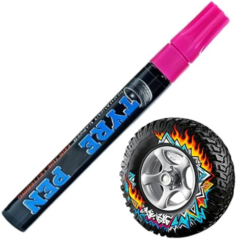 Nankoyal Stylo De Peinture Pour Lettrage Sur Pneus | Marqueur Pneus À Séchage Rapide Permanent Et Antidécoloration | Stylo Pour Lettrage Sur Roues De Voiture - Pour