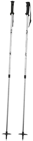harayaa 2 Bâtons de Trekking, Bâtons de Ski, Bâtons de Randonnée, Aides à La Marche avec Système de Verrouillage Sécurisé et en Aluminium Robuste pour Femmes, Argent