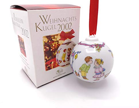 Hutschenreuther Porzellankugel Weihnachtskugel 2002 OVP