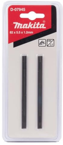 Makita 2 x D-07945 Reversible 82mm TCT Planer Blades Set of 2 Compatible with Bosch