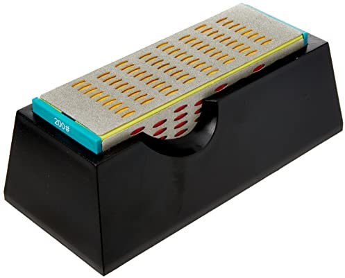 Silverline 374894 Diamond Sharpening Block 160 x 55 mm,Yellow, Blue