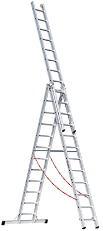Euroline Alu-Mehrzweckleiter 3-teilig, 3076112