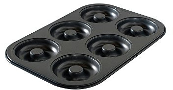 Nordic Ware 6 Cavity Donut Pan, Metal