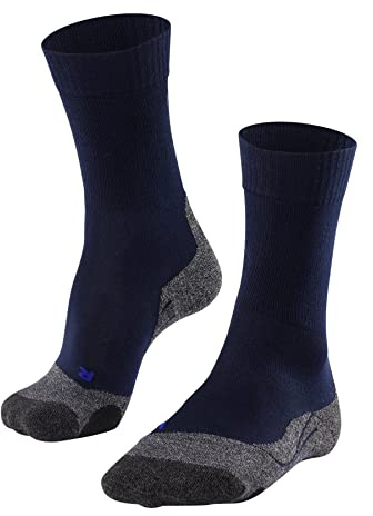 Falke Tk2 Explore Cool W So lyocell filo funzionale spessi antivesciche 1 paio, Calzini da escursionismo Donna, Blu Marine 6120, 37-38