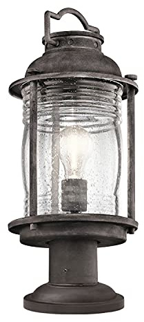 Licht-Erlebnisse Dekorative Sockelleuchte außen H:47,1cm Vintage dekorativ LIETUS Gartenleuchte Terrasse Weg Balkon