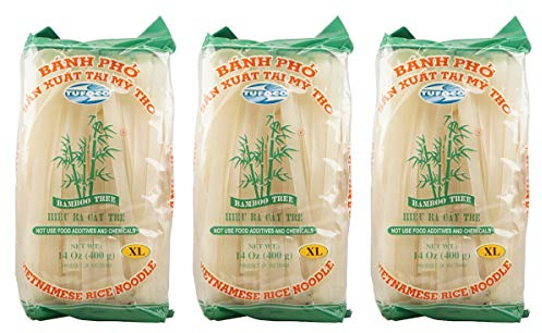 Bamboo Tree Rice Noodle (Extra Large-10MM) 400g - Pack of 3