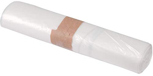 Sac Poubelle Qualité Professionnelle - 160 L Transparent - 50 Microns - Carton de 100 Sacs - Rouleau