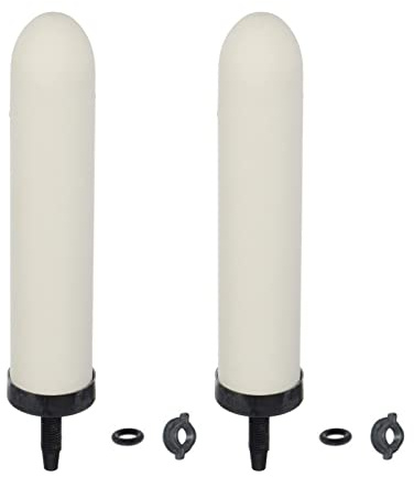 HUINING Filtre en céramique pour bougie, système de filtration d'eau par gravité, seau domestique, système de filtration de refroidisseur