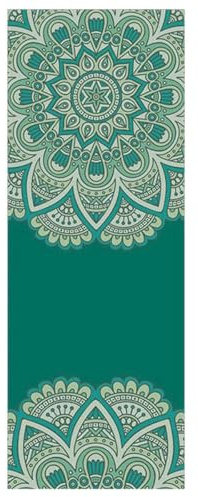 Morbuy Toalla de Yoga Antideslizante Toalla, Esterilla de Yoga para Viajes Plegable Secado para Caliente Yoga Toalla Microfibra Antideslizante (185x65cm,Patrón 6)