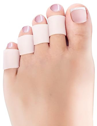 20 Pezzi Protezione Piedi in Silicone, Protezione Gel Dita, Silicone Protezione Dita Piedi, Protettori Punta Gel, Per Prevenire Vesciche, Calli, Attrito Antidolorifico. Per Uomo e Per Donna.