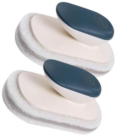 minkissy Ergonomic Handle Cleaning Sponges Dish Washing Brush for Sink Sponge Tidy