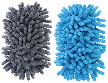 HOODANCOS Trockener Whiteboard Radierer Mikrofaser Chenille Schwamm Klein Mit Abdeckung Für Büro Klassenzimmer Haushalt