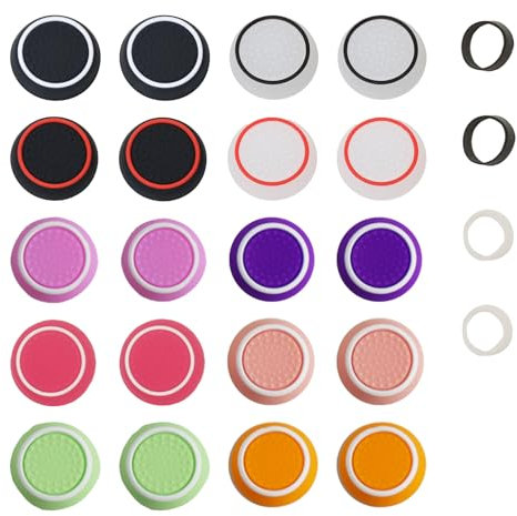 Capuchon Control Freak pour Manette PS5, Xbox One Series, Switch - Protection Joystick Edge Noir avec Grip Accessoires