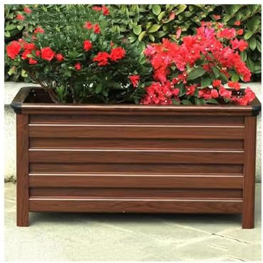 LIBANGRONG-888 Planter Box ﻿ Outdoor Flower Box Road Flower Box Combination Flower Trough Flower Bed Balcony Courtyard Planting Box Urban Raised Garden Bed