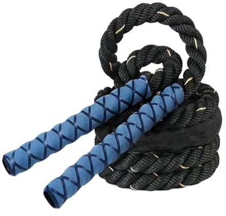 Schweres Springseil, schweres Springseil für Männer, Skip-Seil, 2,5 cm Muskeltraining, Jumpropes für Männer, Körpertrainingsausrüstung