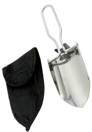 Toddmomy Pala De Jardín Plegable Práctica Herramienta para Quitar Barro con Bolsa De Almacenamiento para Jardinería y Camping