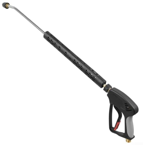 Hochdruckreinigerdüse mit langem Kupferreinigungsstab, 280bar 4000psi Elektrogeräte für Außenoberflächen und Autowäsche, kompatibel mit M22 1,5 Edelstahlanschluss (C)