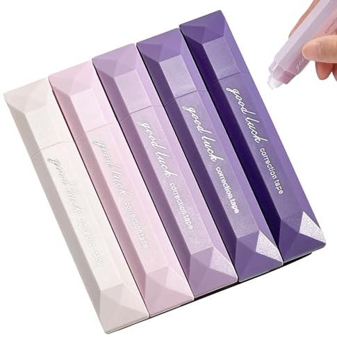 Solvind 2026 New Double Sided Tape Pen, Purple Glue Tape Roller, Craft Adhesive Runner for Scrapbooking Gift Wrapping Photo Mounting School Office
