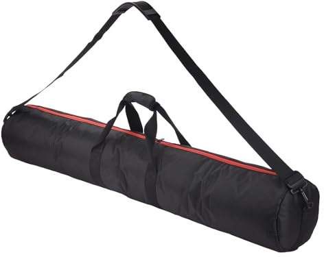 sourcing map 47 Inch Tripod Carrying Case Bag - Nylon Stand Bag Storage Case with Handles, Shoulder Strap for Studio Outdoor Photography Fits Monopod Music Speaker Mic Stand Gear
