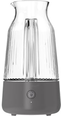 Decanter elettrico per vino con versatore per vino con un clic, aerazione rapida per 30 secondi e borsa per bere senza intoppi e regalare