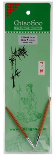 ChiaoGoo Rundstricknadel Bambus Patina 30 cm 4,00 mm 1 Einheit CG2012-06