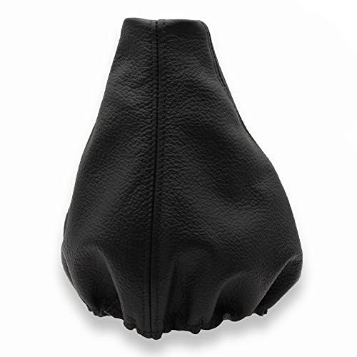 JPstraps - Funda Palanca de Cambios Compatible para Octavia (1996-2004) 100% Piel Genuina Color Negro