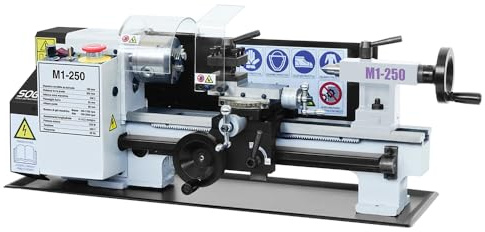 SOGI M1-250 Tornio per metalli da banco 180 x 300 avanzamento automatico longitudinale