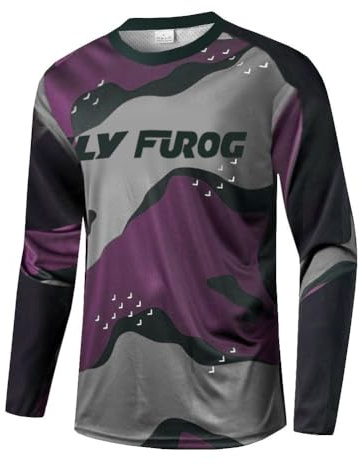 UGLY FROG Jersey Mountain Bike Motocross Downhill Enduro Cross Motorrad MTB Shirt Herren Langarm Fahrradbekleidung