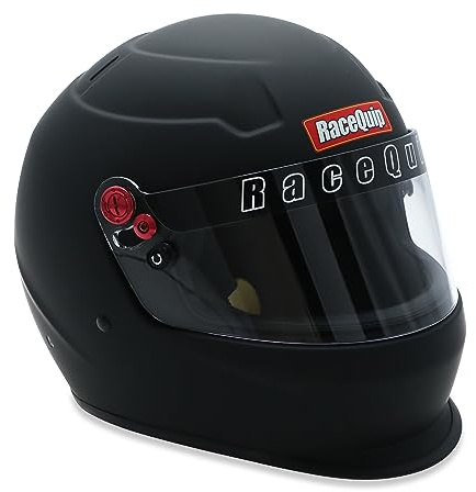 RaceQuip Full Face Helmet PRO20 Series Snell SA2020 Rated Flat Black X-Large 276996