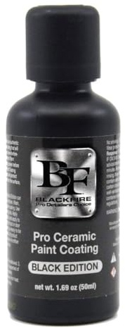 Blackfire Pro Ceramic Paint Coating Black Edition | 9H Formula for Maximum Durability | 5 Years Protection, Water Sheeting & Brilliant Shine | Safe on Vinyl Wraps & PPFs | BF-190 | 50 ml
