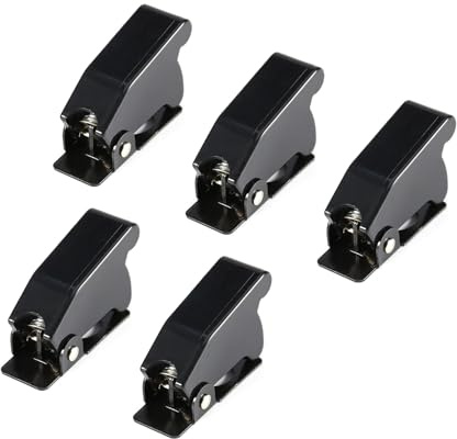 5 Pezzi Interruttore di Sicurezza Flip Cover Auto Interruttore a Levetta Protezione Coperchio Impermeabile