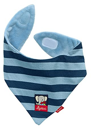 SIGIKID 39419 Halstuch Lolo Lombardo Jungen Babyerstausstattung empfohlen ab 3 Monaten dunkelblau/blau