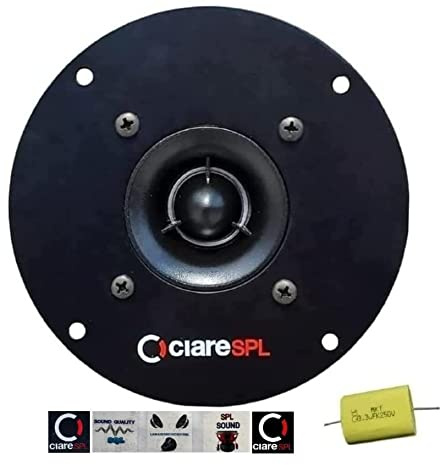 1 CIARE CT267 CT 267 hochtöner schwarz 5 13 cm 130 mm Durchmesser 150 watt rms 300 watt max impedanz 4 ohm 105 db spl Auto, 1 stück + kondensator und 5 kostenlose Aufkleber