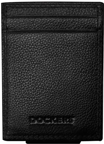 Dockers Money Clip, Clip de dinero para Hombre, Negro, Talla única