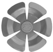 Kochblume Wechselblüte für den Kochblume Überkochschutz | Ersatzblütenblätter Kompatibel mit Größen S, M, L | Hitzebeständiges, Lebensmittelechtes Silikon | Spülmaschinenfest | Farbe: Anthrazit