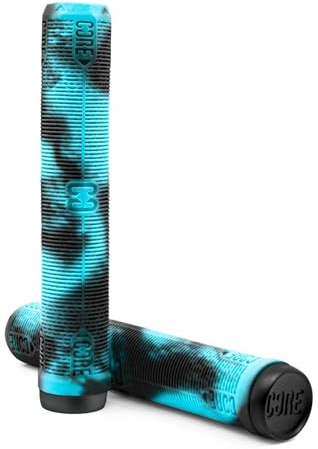 CORE Skinny Boy Lenkergriffe für Fahrräder und Roller, BMX, Radfahren, Mountainbike, weich, rutschfest, Langer Hals, Lenkerenden im Lieferumfang enthalten, passend für alle Stunt-Scooter, BMX, MTB,