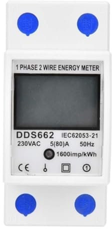 MMKBLRDI Moniteurs numériques de consommation d'énergie de Compteur d'électricité monophasé numérique