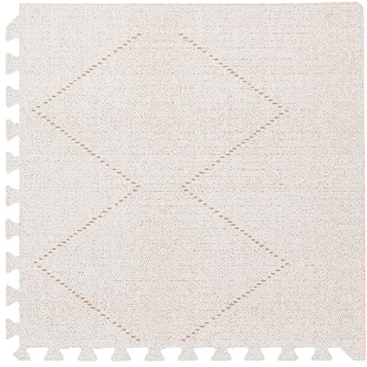 Toddlekind Puzzlematte Kinder, 6-Tlg. Inkl. Rand – Baby-Puzzlematten & Puzzle Bodenmatte, Ungiftige Schaumstoff-Spielmatten Für Bauchzeit Und Krabbeln, 60 × 60 cm Je Teil, Gesamtfläche: 120 x 180 cm