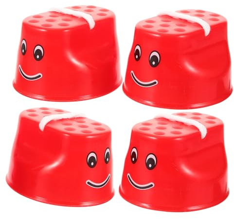 MUSISALY 2paare Junge Mädchen Stelzen Outdoor-Spielzeug Balance Koordinationstraining Aus Lebensmittelechtem Material Für Kindergarten Teamspiele Jungen Mädchen