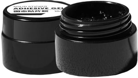 Gel de pegamento de uñas sólido - Pegamento de uñas de gel | Pegamento de gel de unión de uñas postizas fuerte de larga duración de 10 ml, pegamento de uñas antiadherente para manos para salón