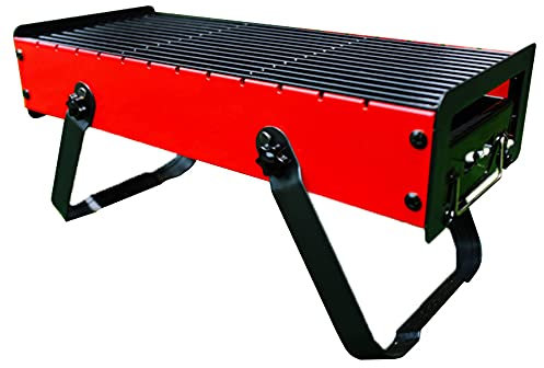 Barbecue à charbon portable pliable en acier inoxydable