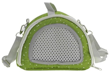 CAPASTEC Borsa Trasportino Per Animali Verde 1 Set Per Viaggio Traspirante