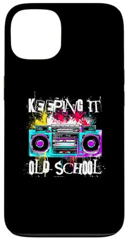 Keeping It Oldschool - Ghetto Blaster Liebhaber klassischer Musik Hülle für iPhone 13
