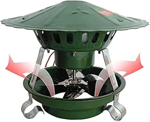 NHEISSCF Ventilador Extractor de Chimenea Ventilador de Chimenea for conducto de Humos Redondo, Ventilador de 20 cm y 200 mm, extracción de Ventilador de Chimenea, extracción de Chimenea